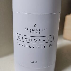 Primally Pure Vanilla&Citrus non-toxic Deoderant used twice retail $22